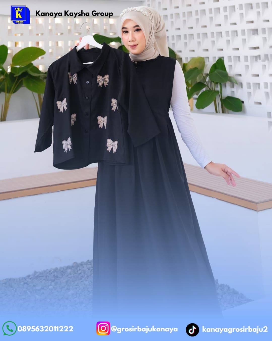 Gamis Syakila Sablon