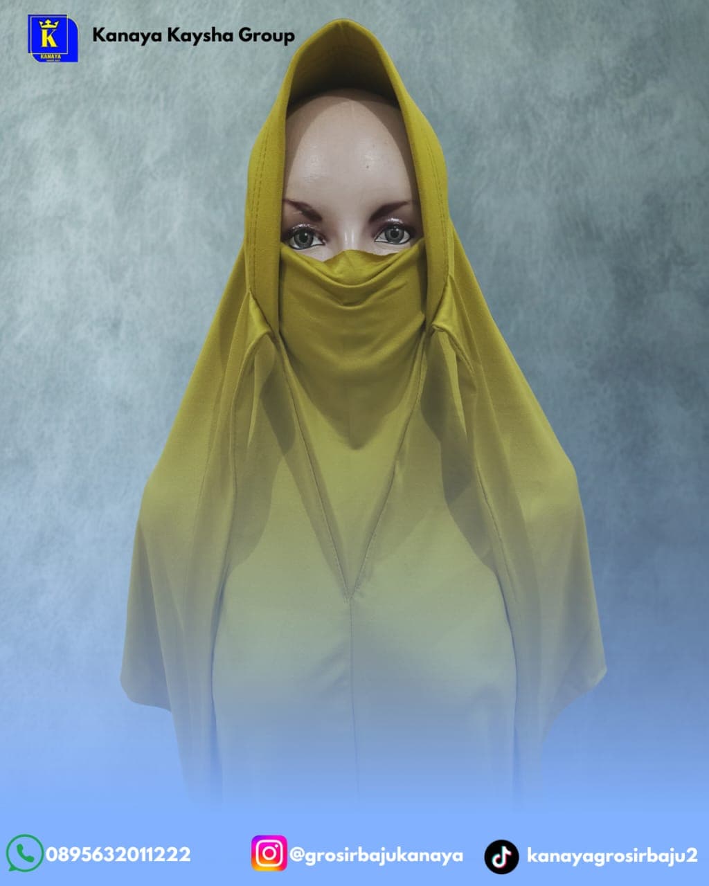 Kerudung Corona Polos
