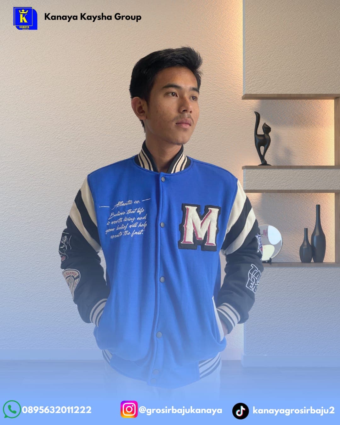 Jaket Varsity Atlantic